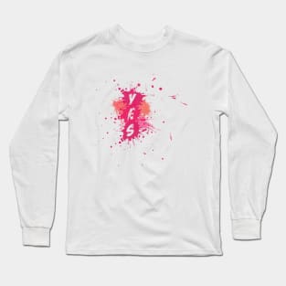 YES Splash | Pink Version Long Sleeve T-Shirt